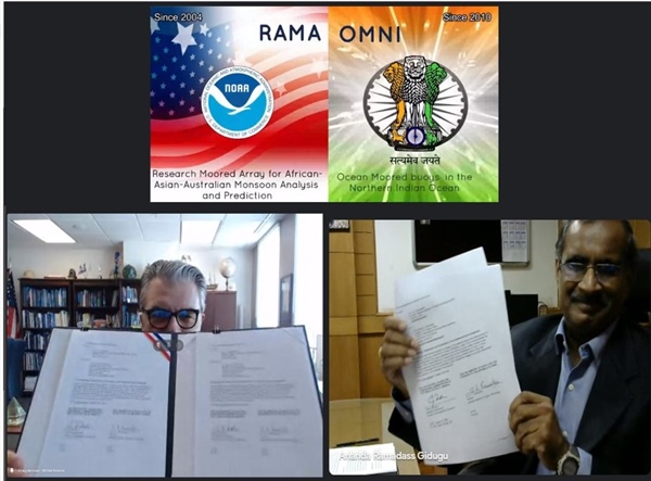 NOAA Renews Decade-Long Partnership with Ministry of Earth Sciences of India and Launches New Joint Oceanographic Data Portal