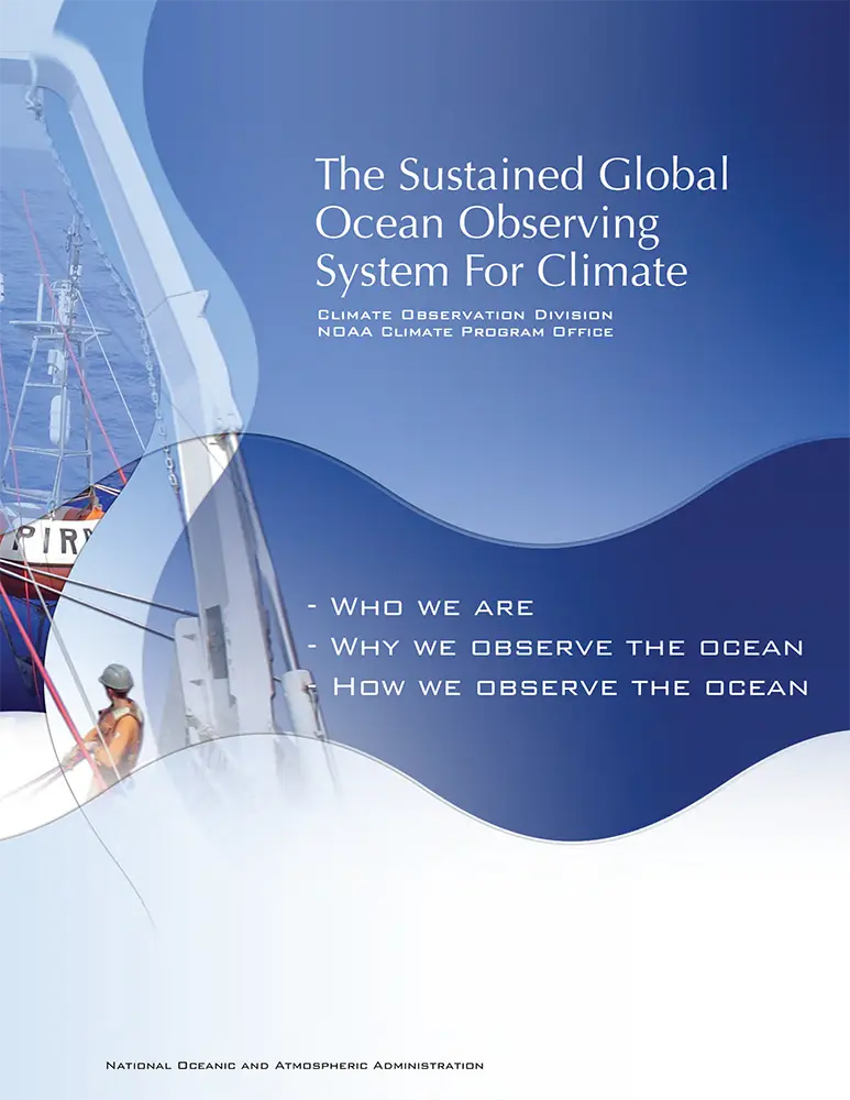 Cover for Sustained Global Ocean Observing System for Climate