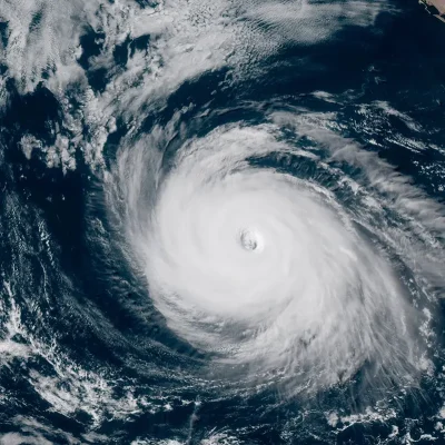 Satellite image of Hurricane Linda